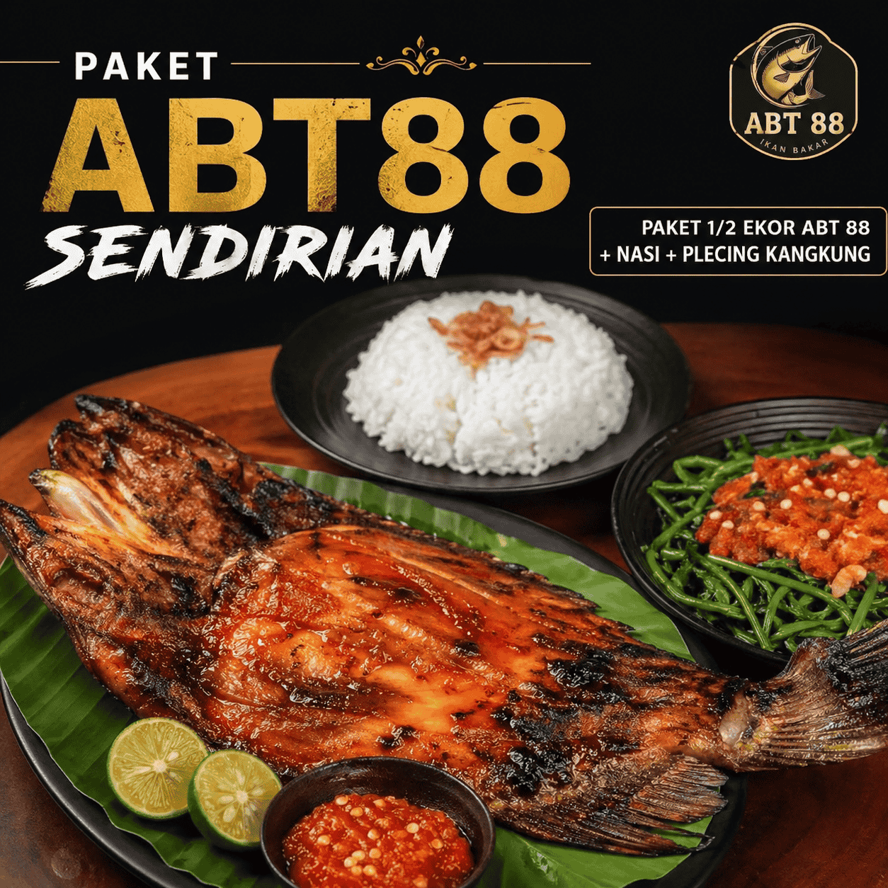 Paket ABT88 Sendirian Ayam Bakar Taliwang 88